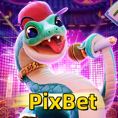 Imagem promocional da PixBet mostrando a plataforma e suas vantagens